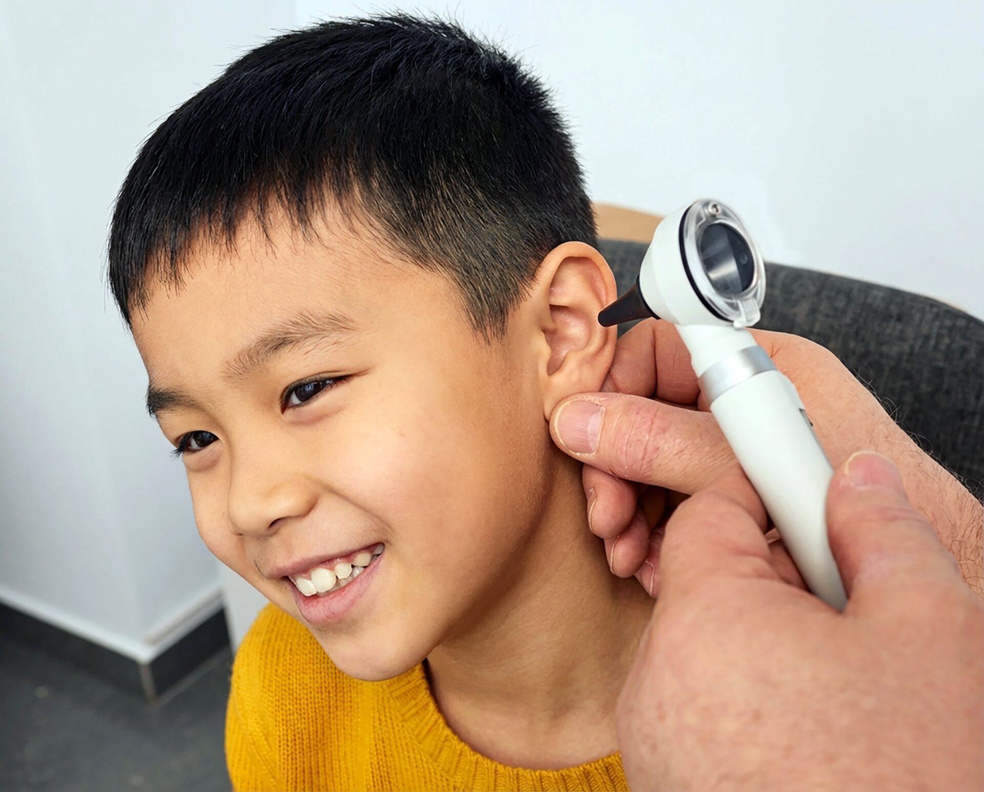 Otitis media with effusion in children